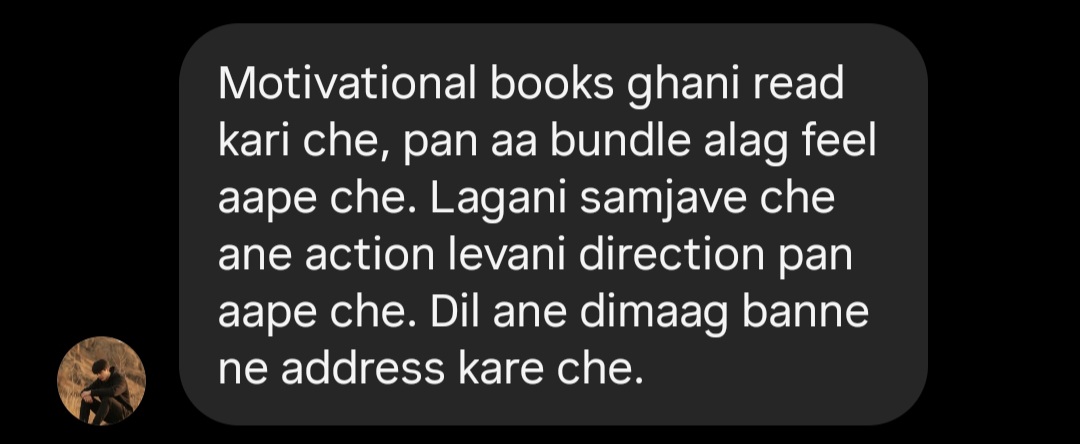 Instagram testimonial about real-life examples and tools