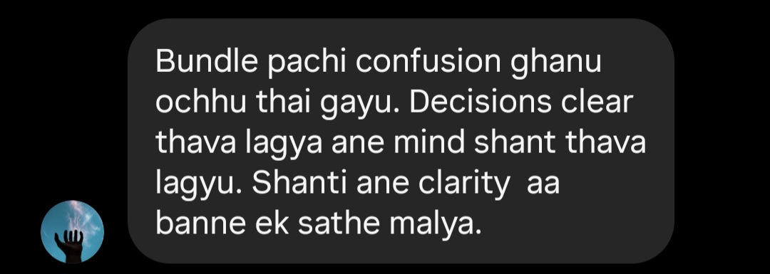 Instagram testimonial about real-life examples and tools
